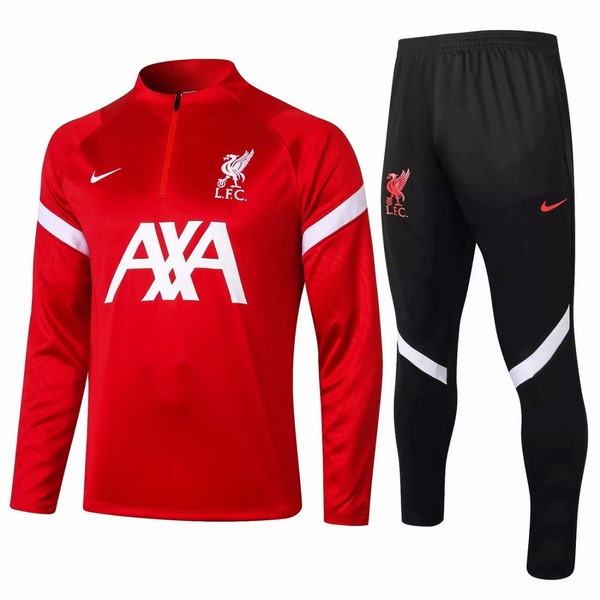 Trainingsanzug Liverpool 2020-21 Rote Schwarz Weiß